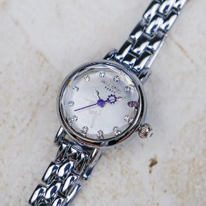 [폴브리알시계 PAULBRIAL] PB8030WS02 Birth Stone Watch 탄생석 2월 (자수정)여성용 메탈시계 20mm