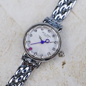 [폴브리알시계 PAULBRIAL] PB8030WS07 Birth Stone Watch 탄생석 7월 (루비)여성용 메탈시계 20mm